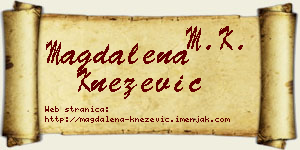 Magdalena Knežević vizit kartica